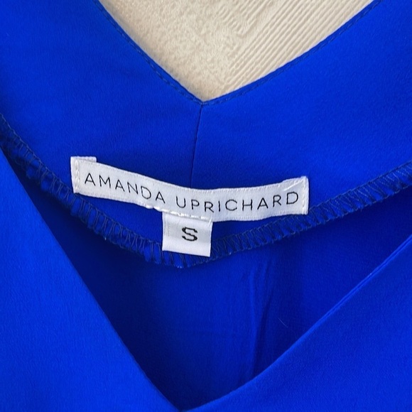 🆕 AMANDA UPRICHARD Silk Dress Size S - Picture 5 of 5